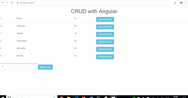 Building A CRUD Application With Angular